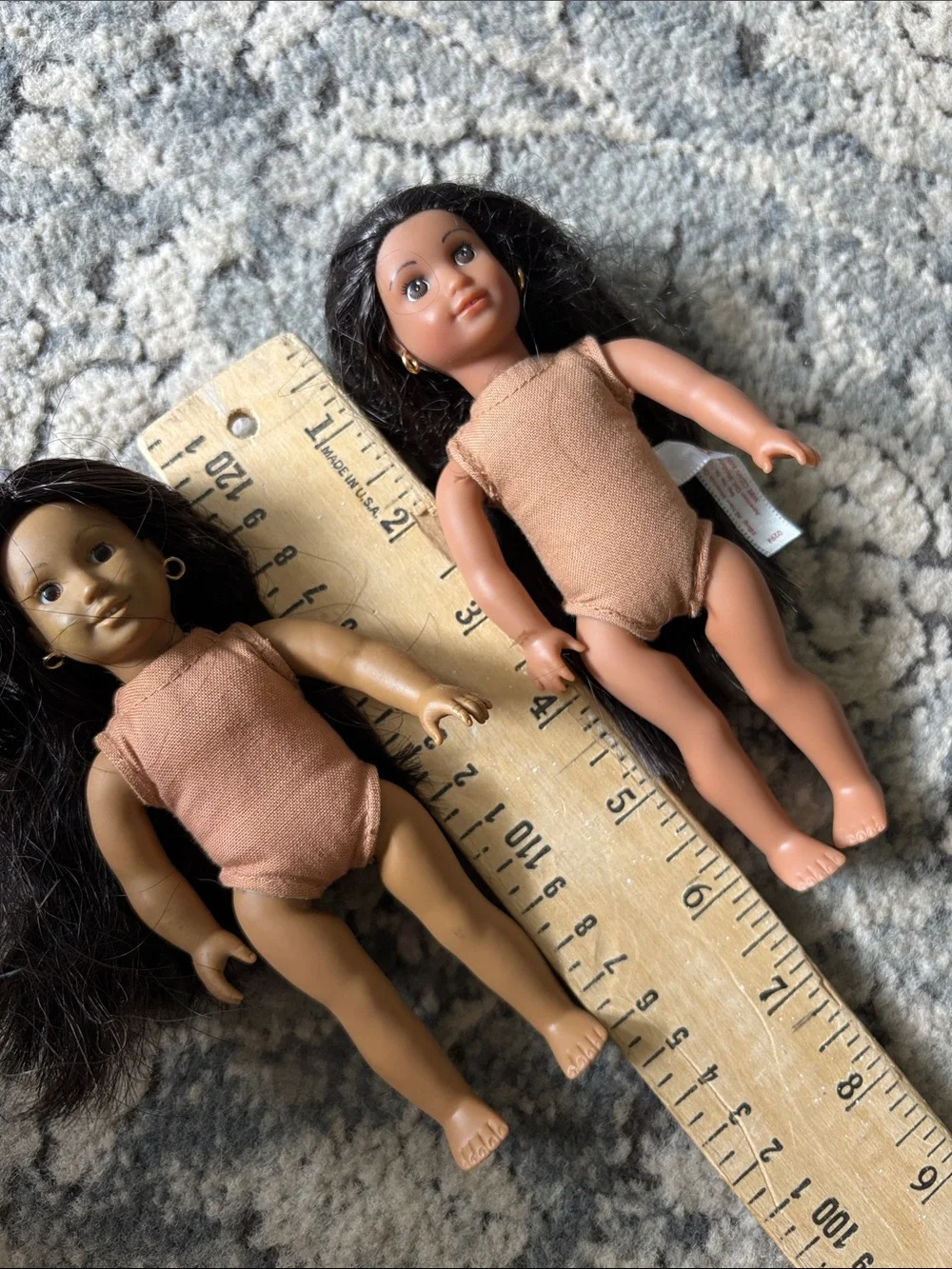 American girl mini doll Fashion Doll Pair — Pink Lace Dress